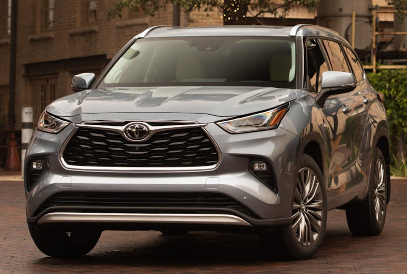 Formatki PPF do karoserii Toyota Highlander (2020) – zestaw