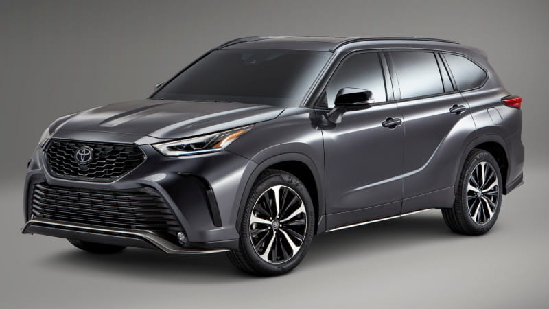Formatki PPF do karoserii Toyota Highlander (2021) XSE – zestaw