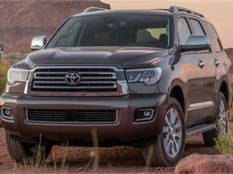 Formatki PPF do karoserii Toyota Sequoia (2017) Limited – zestaw