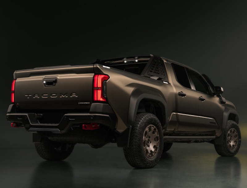 Formatki PPF do karoserii Toyota Tacoma (2024) Trailhunter – zestaw
