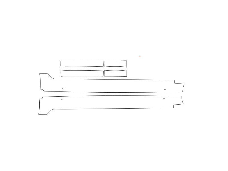 Formatki PPF do karoserii Toyota Yaris (2024) Hatchback 4 door – zestaw