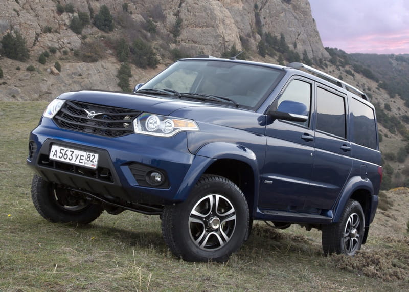 Formatki PPF do karoserii UAZ Patriot (2016) – zestaw