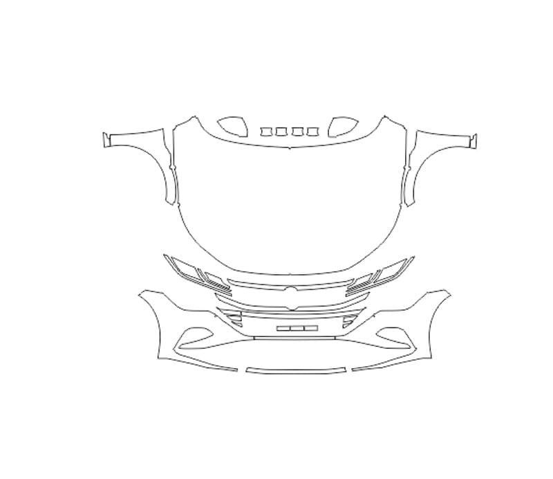 Formatki PPF do karoserii Volkswagen Arteon (2021) Elegance – zestaw