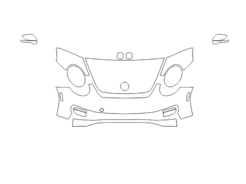 Formatki PPF do karoserii Volkswagen Beetle (2014) – zestaw