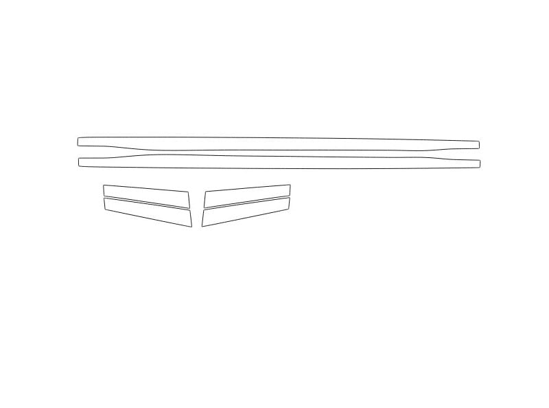 Formatki PPF do karoserii Volkswagen Golf (2024) R-Line Hatchback – zestaw