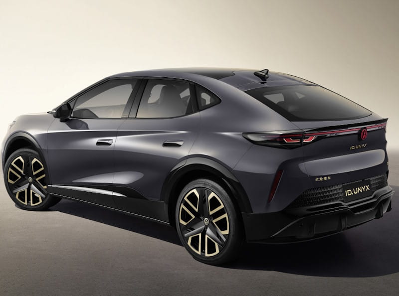 Formatki PPF do karoserii Volkswagen ID.UNYX (2024) China – zestaw