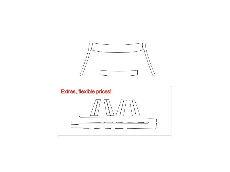 Formatki PPF do karoserii Volkswagen Passat (2019) – zestaw