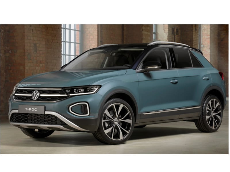 Formatki PPF do karoserii Volkswagen T-Roc (2021) Base – zestaw