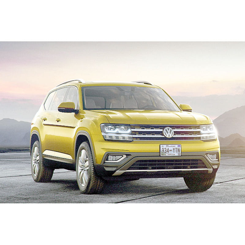 Formatki PPF do karoserii Volkswagen Teramont (2018) – zestaw