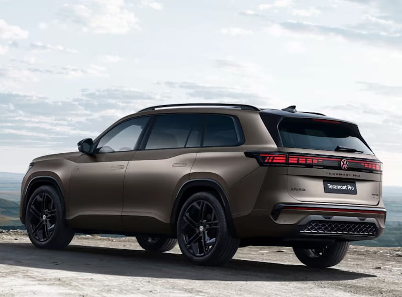 Formatki PPF do karoserii Volkswagen Teramont Pro (2025) R-Line (China) – zestaw