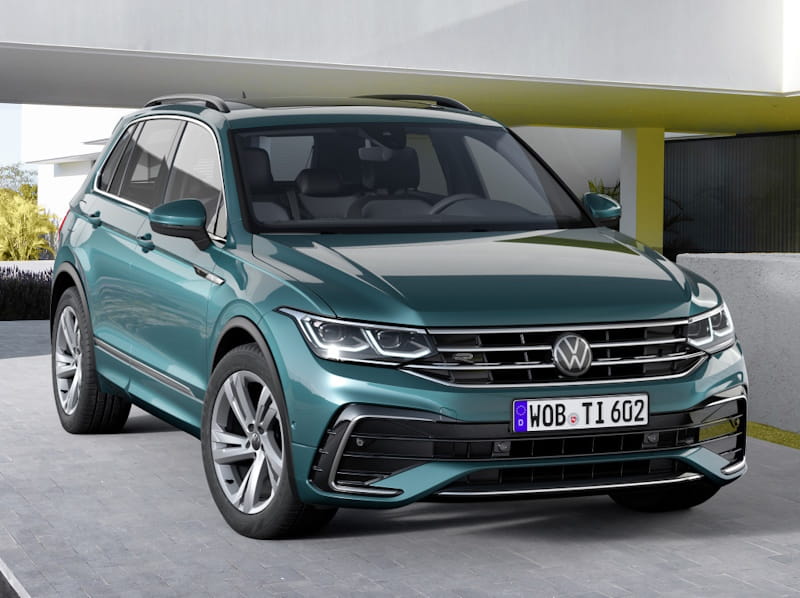 Formatki PPF do karoserii Volkswagen Tiguan (2020) R-Line – zestaw