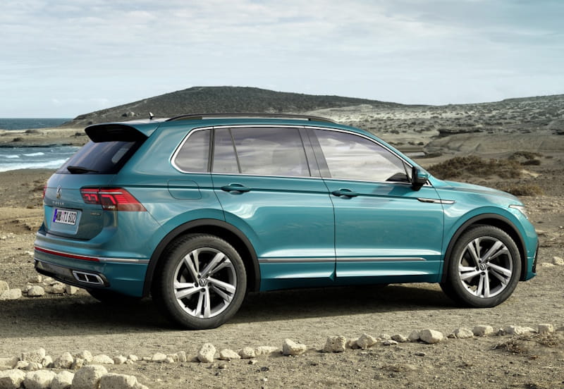 Formatki PPF do karoserii Volkswagen Tiguan (2020) R-Line – zestaw
