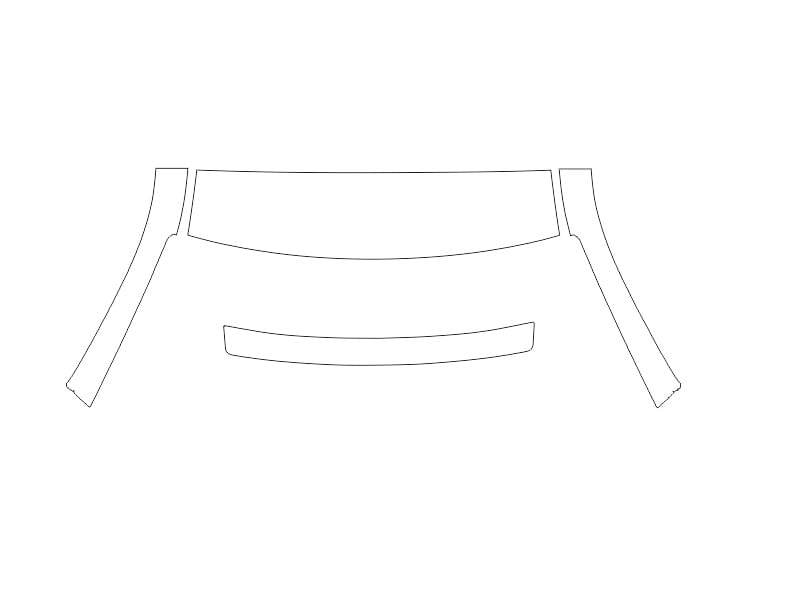 Formatki PPF do karoserii Volkswagen Tiguan (2020) R-Line – zestaw