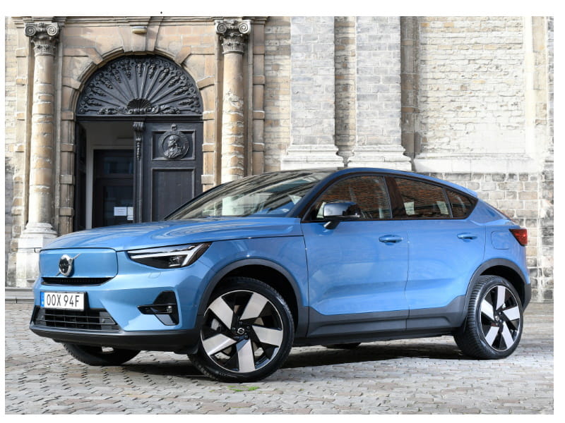 Formatki PPF do karoserii Volvo C40 (2022) Recharge – zestaw